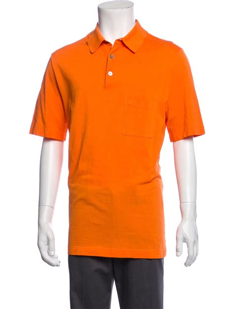 hermes polo shirt orange|Hermes bespoke shirt.